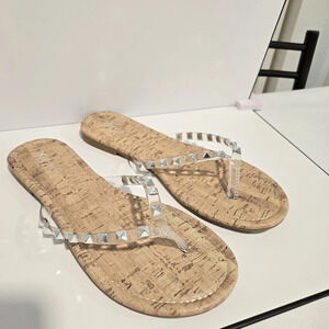 Xappeal Cork Studded Sandals – Casual and Stylish